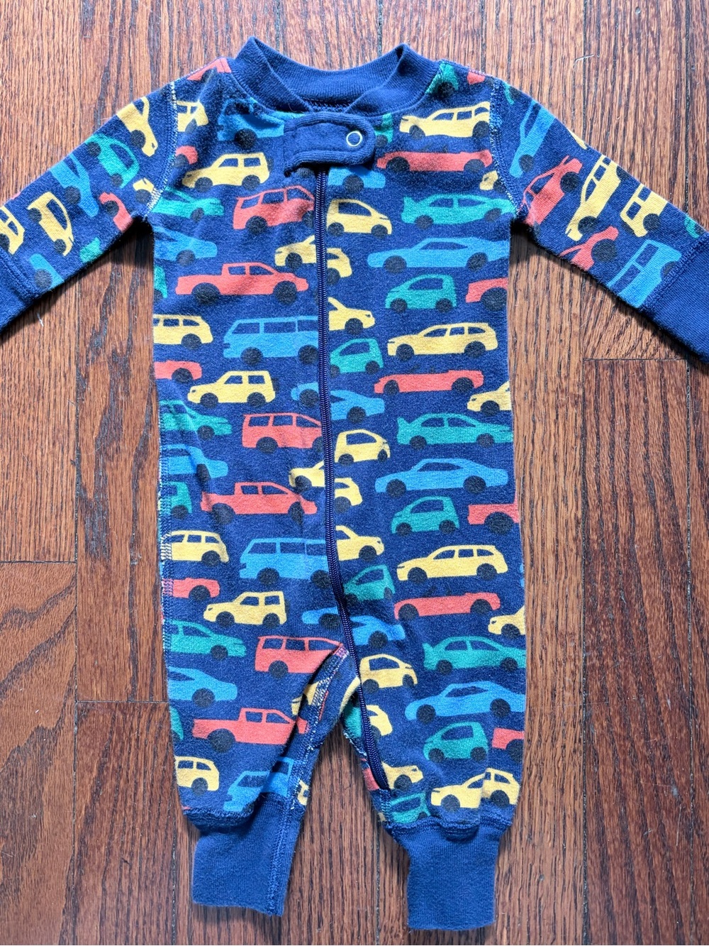Hanna Andersson Baby Boys Transportation Zipper 1 Piece Romper 50 cm 0-3 Months